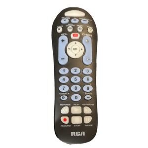 RCA - Big Button 3 Device Universal Remote (Black) - Tested